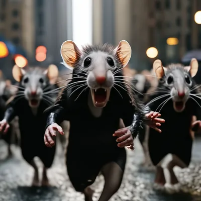 Крысы-герои спасают людей от страшной смерти | Пикабу