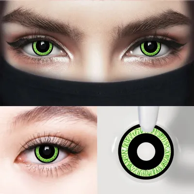 Контактные линзы цветные Eyeshare Halloween Cosplay Lenses | отзывы