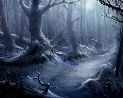 Страшный темный лес - 76 фото