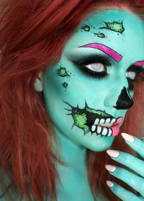 Самый страшный макияж на Хеллоуин: крутые идеи для взрослых и детей - Dress  Code