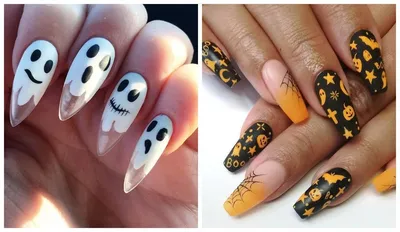 🎃Кошелек или маникюр? Подборка дизайнов на Хэллуин👻 | CITY NAILS: о  красоте ДО КОНЧИКОВ НОГТЕЙ | Дзен