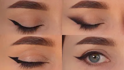 Все виды стрелок и подводки глаз в уроках от Make Up For Ever - Фотоурок,  Перевод на GirlsArea