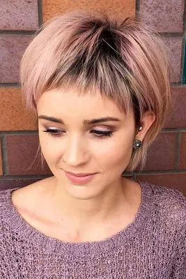 13 Trendy Short Bangs And Some Reasons To Try Baby Bangs This Year | Short  hair cuts, Thick hair styles, Short hair cuts for women