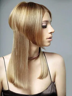 Парикмахерская «Красотка» - ЖЕНСКИЕ СТРИЖКИ - Одним из изысканных и  универсальных вариантов является стрижка двойное каре с мягким переходом,  которая представляет собой два уровня длины волос. Такое каре еще называют  каскадным, а