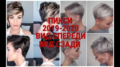 СТРИЖКА ПИКСИ 2019 - 2020 / ВИД СПЕРЕДИ И ВИД СЗАДИ / PIXIE 2019 - 2020 /  FRONT AND REAR VIEW. - YouTube