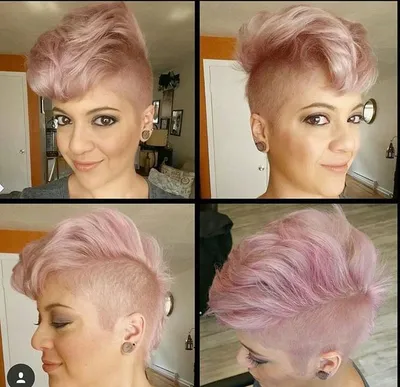 Pale pink | Hair styles, Short hair styles, Hair dos