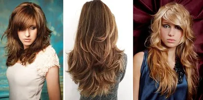 Стрижки на длинные волосы: 100 фото с новинками женских стрижек | V cut  hair, Haircuts for long hair, Front hair styles