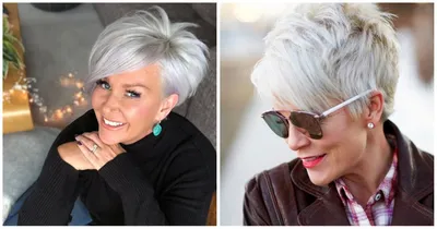 Модные стрижки для женщин после 50 лет на разную длину волос: 25 стильных  вариантов