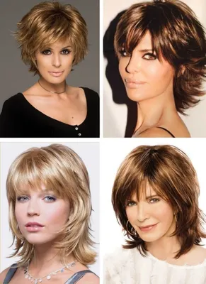 Стрижки на средние волосы (85 фото): модные стрижки для женщин на среднюю  длину после 40, 50, с челкой и без