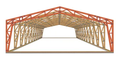 Стропильная ферма по доступной цене в Санкт-Петербурге - Прокаркас