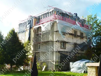 Каркасный дом с мансардным этажом от компании Киев Каркас