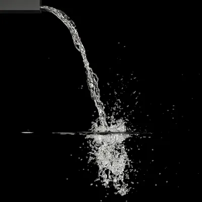Выплеск струи воды или воды Иллюстрация вектора - иллюстрации насчитывающей  жидкость, питье: 101764673