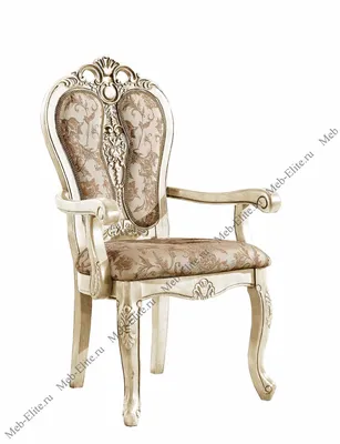 Классика стул с подлокотниками 6380 белый — купить со склада в интернет  магазине мебели