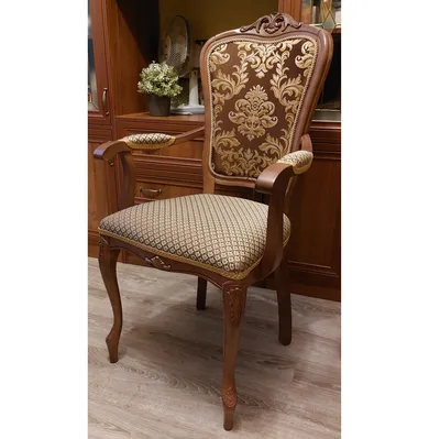 Дизайнерский мягкий стул с подлокотниками из массива дерева Apriori S в  современном стиле - Мир Мебели России