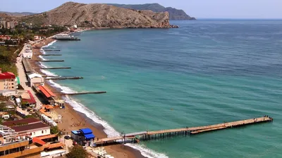 Пляжи на курорте Судак в Крыму