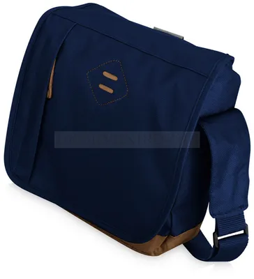 Интересные сумки темно-синие CHESTER с печатью | Сумки под заказ