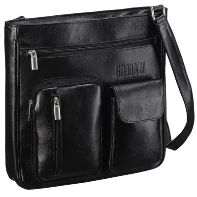 Кожаная сумка через плечо BRIALDI Chester (Честер) black – купить по цене  7950 руб. в интернет-магазине bagroom.ru