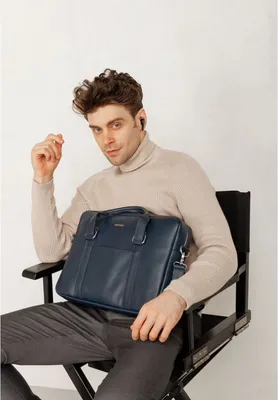 Мужская кожаная сумка для ноутбука и документов темно-синяя -  BN-BAG-37-navy-blue - купить Мужская кожаная сумка для ноутбука и  документов темно-синяя - BN-BAG-37-navy-blue в Киеве и Украине, купить Кожаные  мужские сумки в интернет-магазине