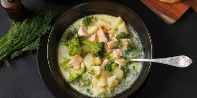 Salmon soup. Very tasty fish soup, everyone likes it, it's easy, fast and  simple! - YouTube