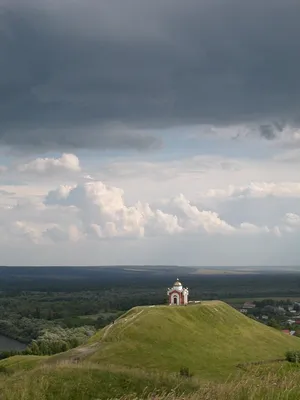 Церковь Николая Чудотворца, Сурское (Сурский район), фотография. общий вид  в ландшафте