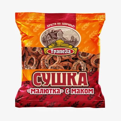 Сушка Трапеза Малютка с маком, 200 г | Сушки, баранки, сухари | Arbuz.kz