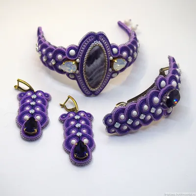 Идея для сутажного браслета // The idea for a bracelet soutache - YouTube