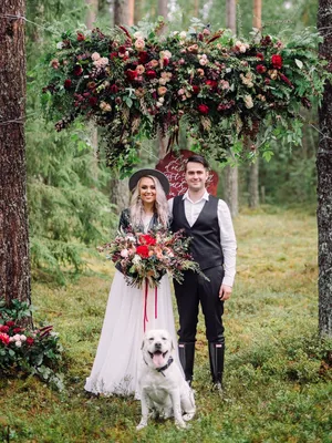 Свадьба в лесу | Свадебные позы, Свадьба в лесу, Свадьба
