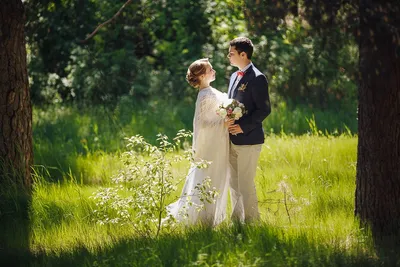 Свадьба в лесу фотография Stock | Adobe Stock