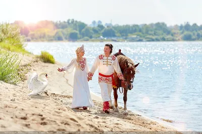 Свадьба в Русском стиле Марины и Михаила - YouTube