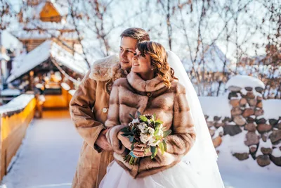 Зимняя свадьба в русском народном стиле (55 фото)