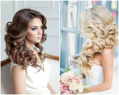 Свадебные прически на длинные волосы. 58 новых свадебных причесок |  Alamella.ru