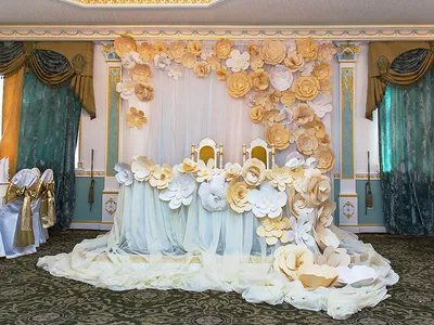 Секреты идеального оформления свадебного зала | блог «Золотой берег»