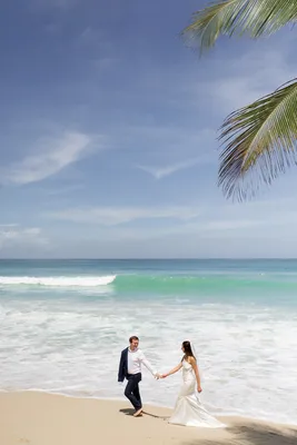 Свадебная фотосессия на пляже Макао в честь годовщины свадьбы