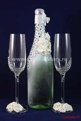 Свадебные бокалы ручной работы \"Glass blue\" синие 4545 (ID#1213642748),  цена: 750 ₴, купить на Prom.ua