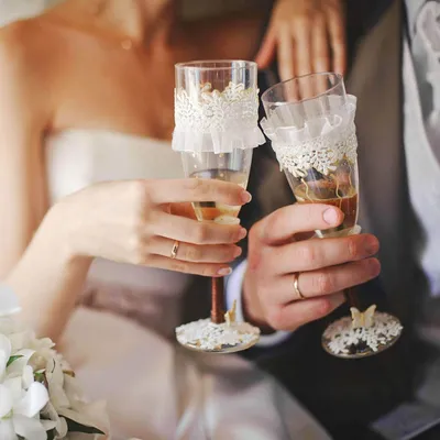 Выбор и оформление бокалов на свадьбу - Hot Wedding Blog