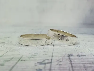 Обручальные кольца из белого золота «Лайм» | Восемь | Интернет магазин  дизайнерских украшений из серебра, золота и натуральных камней