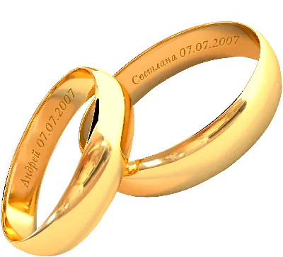 WISHLIST.RU Свадебные кольца с гравировкой