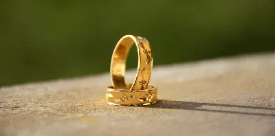 Обручальные кольца из желтого золота «Классика» | Восемь | Интернет магазин  дизайнерских украшений из серебра, золота и натуральных камней