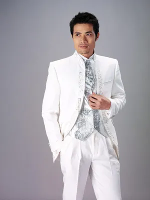 Белый льняной мужской костюм. Свадебный льняной костюм. Синий, черный,  белый, бежевый (ID#527902398), цена: 6006 ₴, купить на Prom.ua