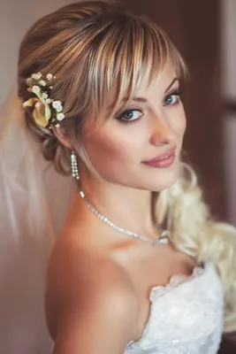 Последние тенденции моды: свадебные прически с фатой - Svadbal.ru
