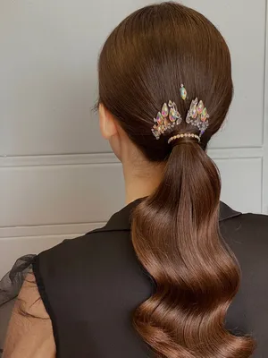 Свадебные украшения для волос, заколка для волос лента со стразами,  маленькие цветы, 1шт купить по выгодной цене в интернет-магазине OZON  (496474153)