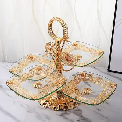 Золотая тарелка для битья - заказать в интернет-магазине «Пион-Декор» или  свадебном салоне в Москве