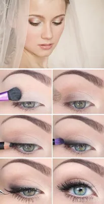 Красивый макияж: трендовые идеи, как сделать поэтапно стильный макияж для  серых, карих, зеленых и голубых глаз (140 фото-новинок)