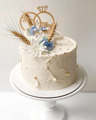 Маленький тортик категории Белые свадебные торты