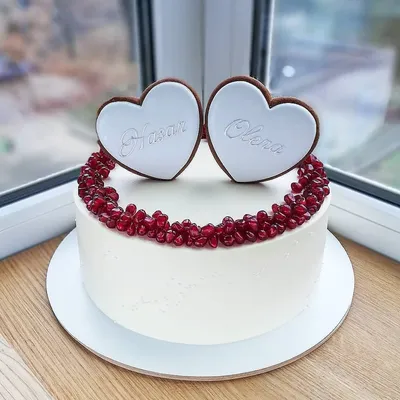 Свадебный торт Сердце с лебедями - Кондитерская \"Сладкая Идея\"