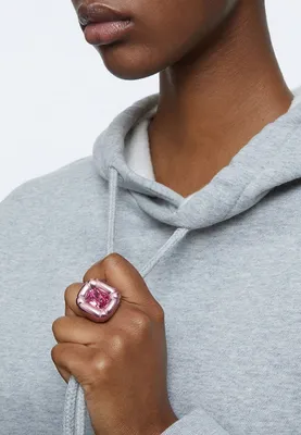 Кольцо Swarovski® Dulcis, цвет: розовый, RTLAAJ073401 — купить в  интернет-магазине Lamoda