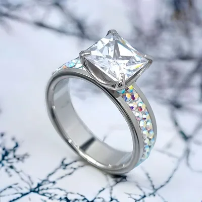 Женское розовое кольцо dulcis SWAROVSKI купить в интернет-магазине ЦУМ,  арт. 5609723