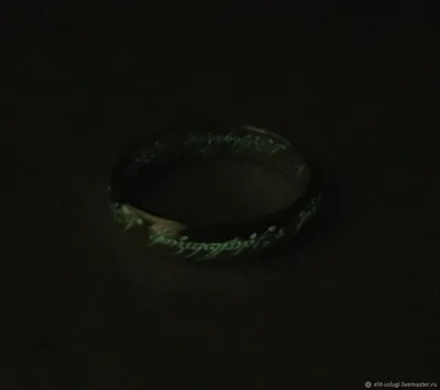 Светящееся кольцо из стали в Минске, доставка по РБ