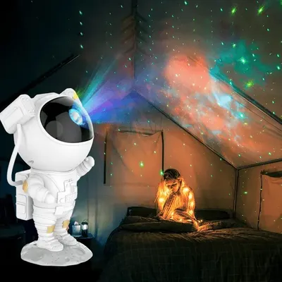 Проектор звездный астронавт, лампа для декора дома, Звездный проектор, звездное  небо, ночник | AliExpress