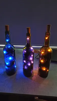 8 шт./упаковка, Светильники для бутылок вина, 2 м, светодиодный | AliExpress